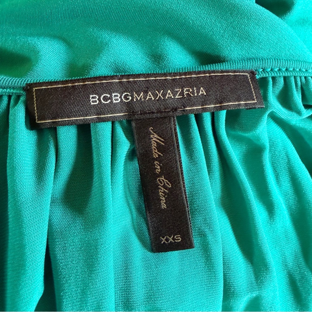 BCBGMAXAZRIA Teal Sleeveless RetrDress - Picture 8 of 12